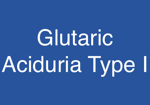 Glutaric Aciduria Type I